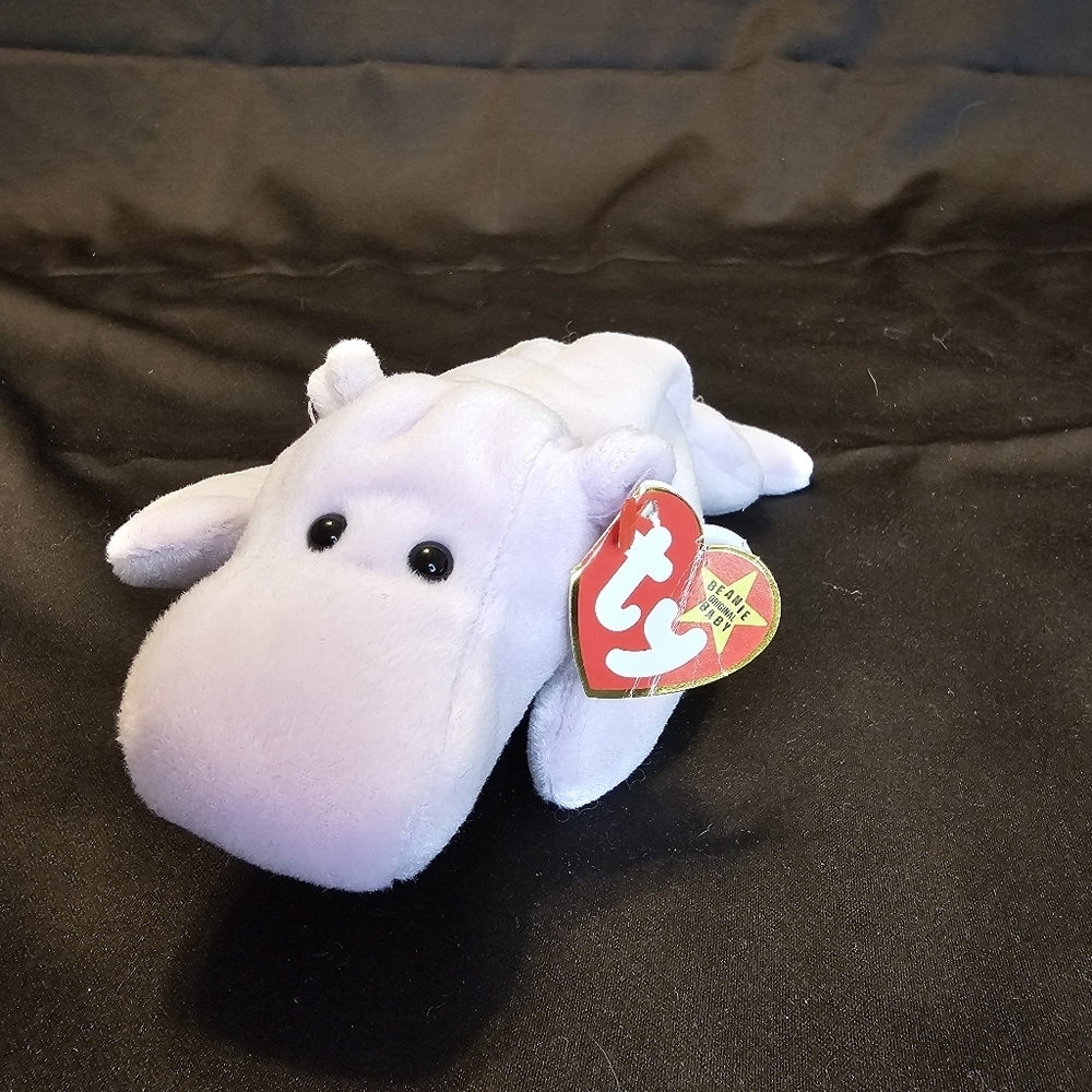 Happy The Hippo TY Beanie Baby Vintage